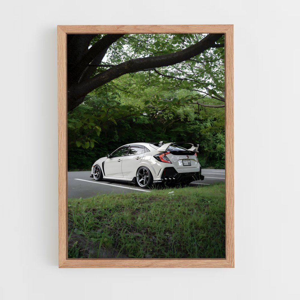 Poster La Bête Blanche – affiche Honda (vue 4)